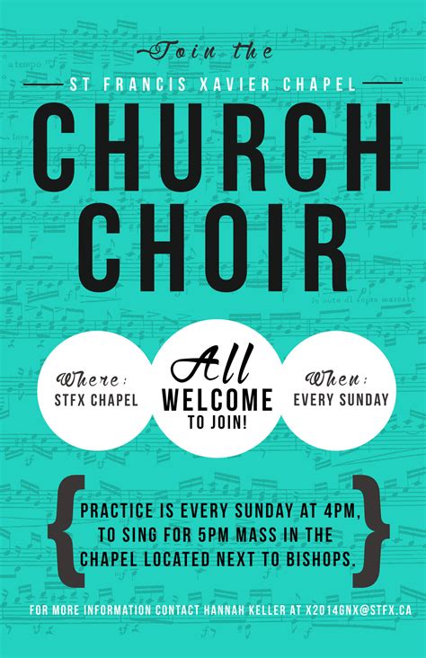 Church Choir Poster by Clare Bekkers at Coroflot.com