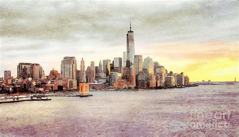 New York City Digital Art By Jerzy Czyz Pixels