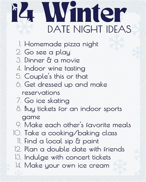 14 Winter Date Night Ideas