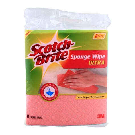 Order Scotch Brite Sponge Wipe Ultra 8 Pack Online At Competitive