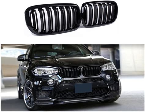 Gangying F15 Schwarze Nieren Kühlergrill für BMW X5 X6 F15 F16 Nieren