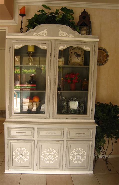 French Grey Cottage Stunning French Grey China Cabinet