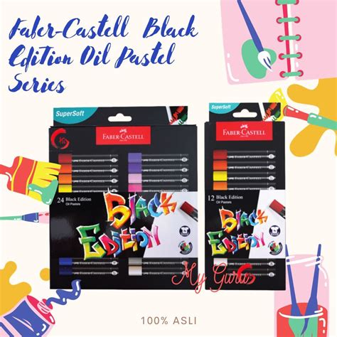 Jual SET FABER CASTELL BLACK EDITION OIL PASTEL SERIES CRAYON FABER