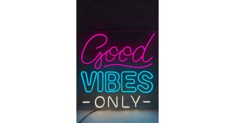 Neon Good Vibes Only Led Aydınlatma Tabela