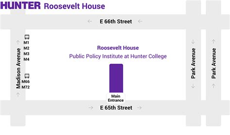 Roosevelt House Map Hunter College