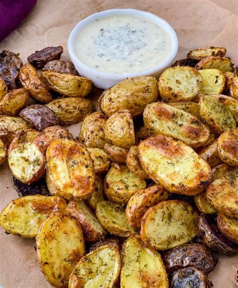 Easy Roasted Ranch Potatoes