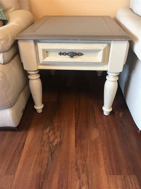 Vintage End Table Refinish Elons