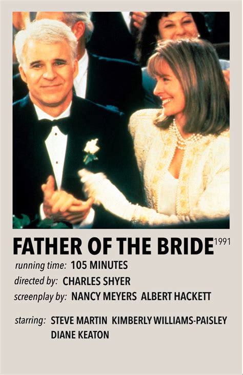 father of the bride, polaroid poster | The bride movie, Father of the bride, Good movies