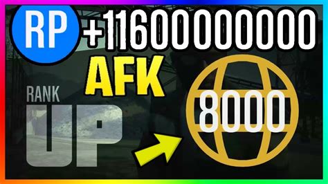 Gta V Online Solo Afk Rp Glitch The Fastest Way To Rank Up In