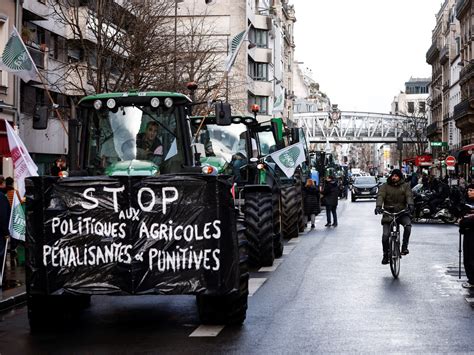 París Se Llena De Tractores En Una Nueva Protesta De Los Agricultores En Francia