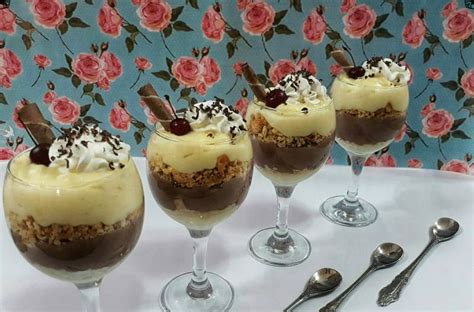 طرز تهیه دسر پان اسپانیا لیوانی دسرهای مجلسی و خوشمزه