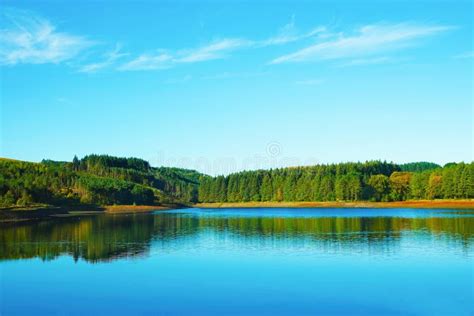 Entwistle Reservoir, Lancashire. Stock Image - Image of october ...