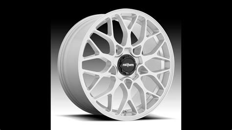 Rotiform Sgn R Satin Silver Custom Wheel Spin Youtube