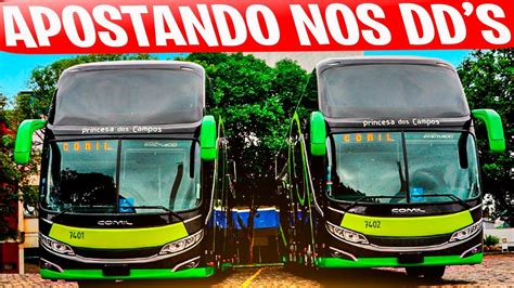 Empresa aposta em seus novos Ônibus DD Invictus da Comil YouTube