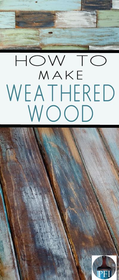 How To Paint A Weathered Wood Look Painted Furniture Ideas