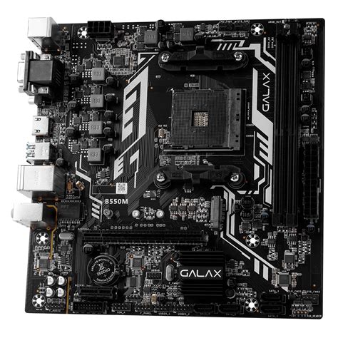 Placa Mãe GALAX B550M Chipset B550 AMD AM4 mATX AB550MAGCHY1CW