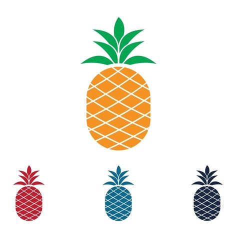 Pineapple Tropical Fruit Vector Illustration 6994056 Vector Art At Vecteezy