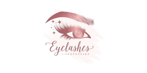 Eyelashes Logo Design With Creative Unique Concept Premium Vector 10003830 Vector Art At Vecteezy