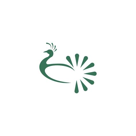 Premium Vector Peacock Icon Logo Design