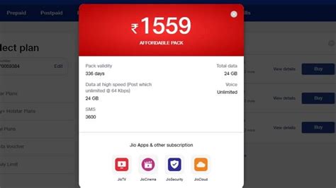 Jio पैसा वसूल प्लान1559 रुपये में 336 दिनों की वैलिडिटी अन्य सस्ते