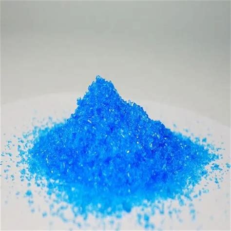 Blue CuSo4 Powder Industrial Grade Copper Sulfate Factory Supply