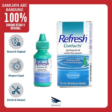 Jual Obat Tetes Mata Cairan Softlens REFRESH Ukuran 15ml Shopee Indonesia