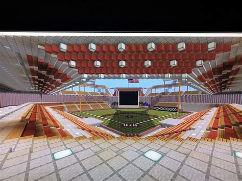 Awesome Minecraft Baseball Stadium Minecraft Map