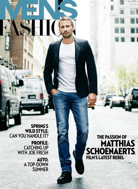 Matthias Schoenaerts Covers Men S Fashion Talks Artistic Integrity The Fashionisto