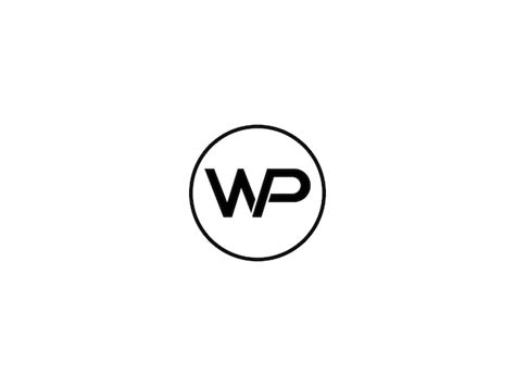 Dise O De Logotipo Wp Vector Premium