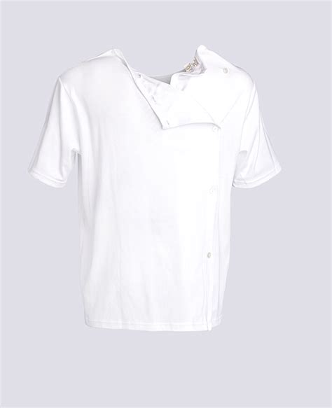 T shirt Médicalisé Homme Manches Courtes Blanc EMO CONFORT