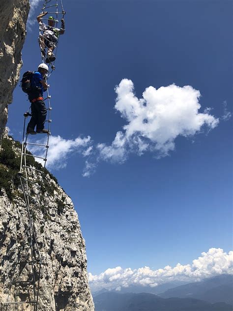 Via Ferrata Delle Aquile Paganella Via Ferrata Delle Aquile Up The