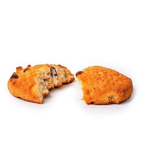 Premium Photo Chocolate Chip Cookies Falling Isolated On White