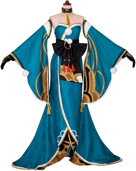 Genshin Impact Gorou Miss Hina Sheena Cosplay Costume Game