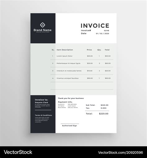 Minimal Invoice Template Understanding The Background Of Ah Studio Blog