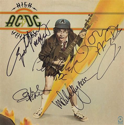 Sold At Auction Acdc Acdc High Voltage Album Bon Scott Ac Dc