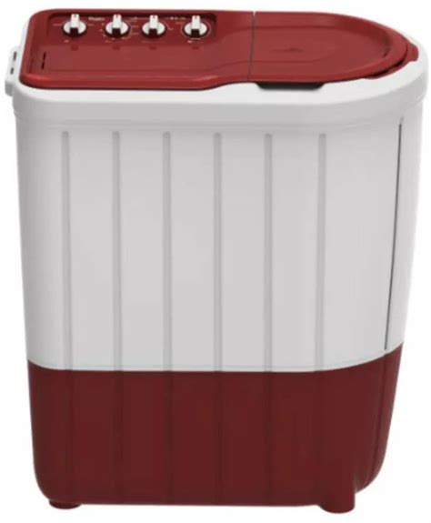 Compare Whirlpool 7 Kg Semi Automatic Top Load Washing Machine Red