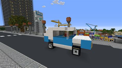 Blue Car Minecraft Map