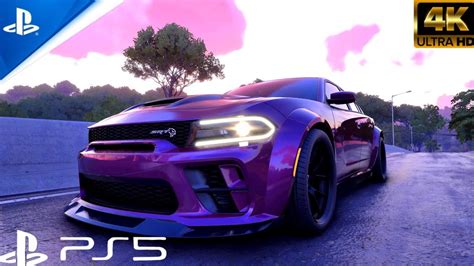 Crazy Hellcat Redeye In The Crew Motorfest Ps K Fps Youtube