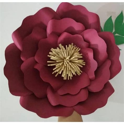 Jual Paper Flower Satuan Dekorasi Paper Flower Murah Premium Kertas