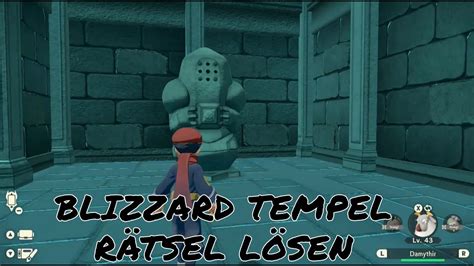 Blizzard Tempel Puzzle Rätsel lösen Pokemon Legenden Arceus PLA