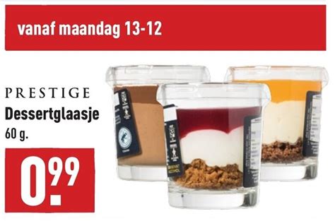 Prestige Dessertglaasje G Aanbieding Bij Aldi