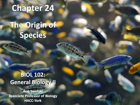 PDF BIOL 102 General Biology II Chp 24 The Origin Of Species