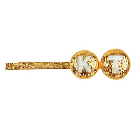 Initial Hair Clip 2 Alphabet Th