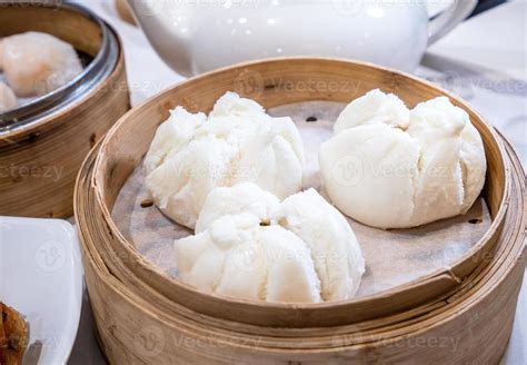 Delicious Dim Sum Famous Cantonese Food In Asia Fresh And Hot Cha