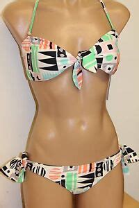 NWT DVF Roxy von Diane von Fürstenberg Badeanzug 2pc Bikini Set Gr L M