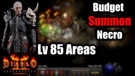 Budget Summon Necro Gameplay Level Areas Diablo Resurrected