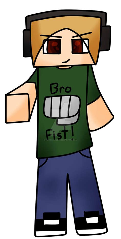 Minecraft - Pewdiepie by PinkEmerald16 on DeviantArt