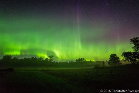 Auroras Boreales Desde Vänge Suecia El Universo Hoy Auroras