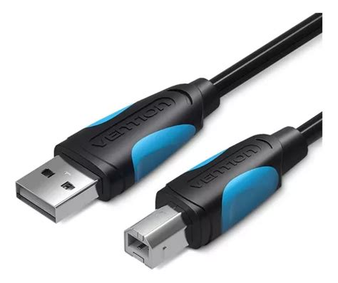 Cabo Usb A Usb Tipo B Premium Para Impressora Vention De Metros Cor