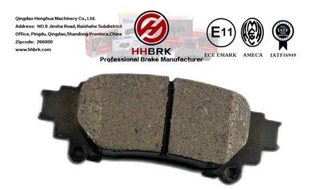 D1391 Ceramic Metallic Carbon Fiber Low Dust Long Life Brake Pads